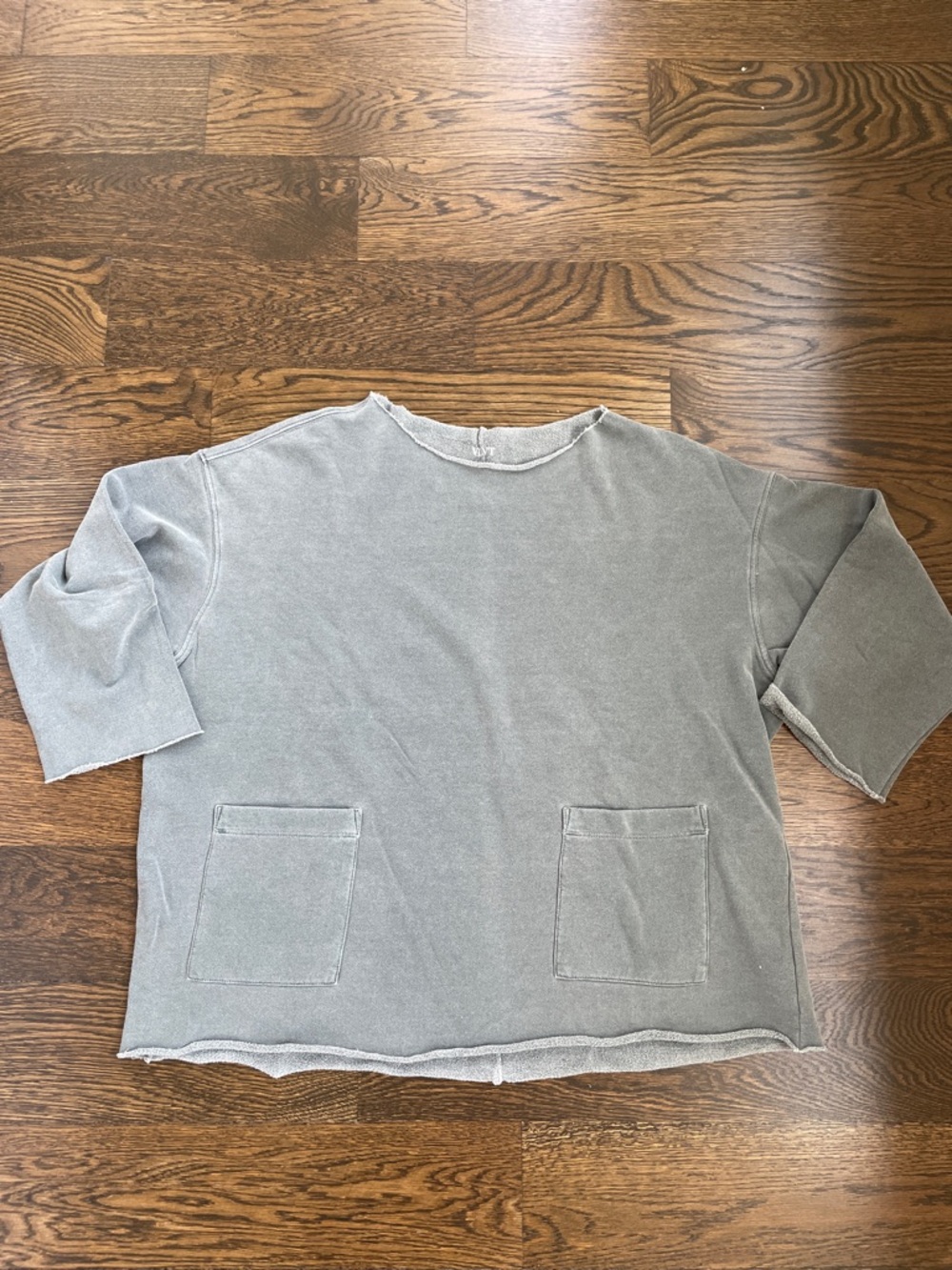 Velvet French terry top size large NWOT